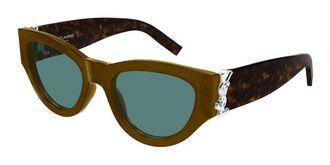 Saint Laurent SL M94 013 Womens Sunglasses Brown Size 53 - Free RX Lenses - Free RX Lenses