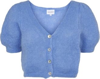 Americandreams Harper Cardigan - Dames - Vesten - Blauw - M - Wol - Truien & Vesten