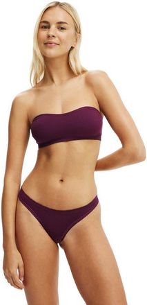 Cotton On Womens Seamless Sweetheart Padded Bandeau in Blackcurrant at Nordstrom, Size X-Small