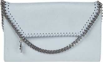Stella McCartney Falabella Wallet On Chain - Dames - Clutches - Blauw - ONE Size - Tassen