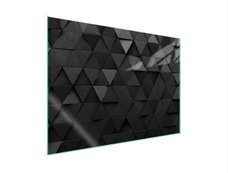 OEM Piastra Protettiva In Vetro Per Stufa 70x52 Nero