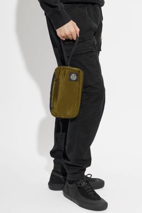 Stone Island Bag With Wrist Strap, Mens, Green