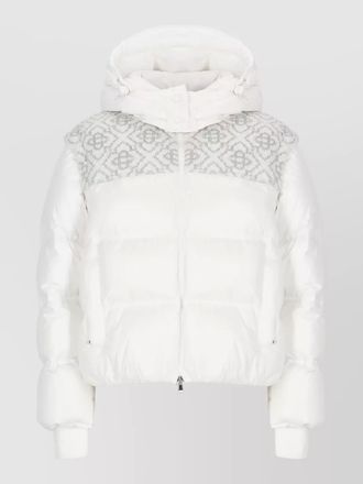 Casablanca short quilted hooded down jacket