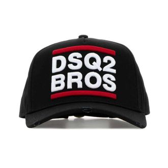 Dsquared2 Caps, male, Black, Size: ONE SIZE Logo-detail Baseball Cap