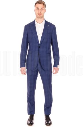 Luigi Bianchi Mantova Abito - Heren - Business pakken - Blauw - 2XL - Kostuums
