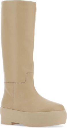 Gia Borghini Womens Sand Leather Gia 16 Boots 4300 Stivali