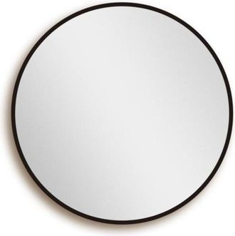 Saniclass Retro Line 2.0 Spiegel - rond - 60cm - frame - mat zwart