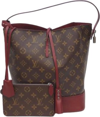 Louis Vuitton Pre-owned Bucket Bags, female, Brown, Size: ONE SIZE Pre-owned Vintage Monogram Shoulder Pouch