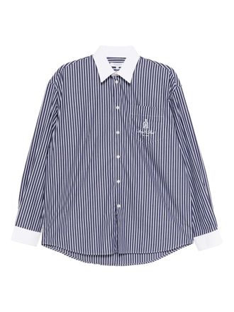 Sporty & Rich Vendome gestreepte blouse - Blauw