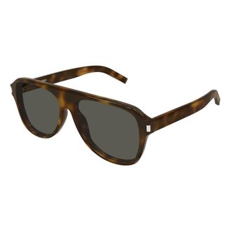 Saint Laurent SL 970 Zonnebril - Heren - Accessoires - Bruin - Maat: 59 MM Nylon