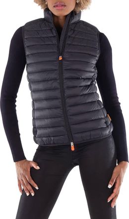 Save The Duck Ladies Black Charlotte Quilted Vest