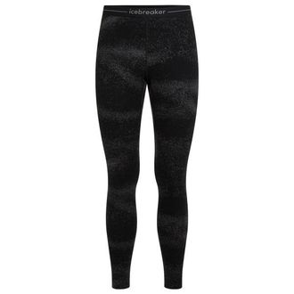 Icebreaker Merino 260 Oasis Vertex Leggings Chillwave Merinounterw&auml;sche f&uuml;r Herren | schwarz