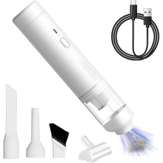 OEM Aspiradora De Mano Inal&aacute;mbrica, Potente Aspiradora Para Coche 2 En 1, Mini Aspiradora Port&aacute;til Inal&aacute;mbrica Recargable De 15000 Pa Con Pantalla Digital