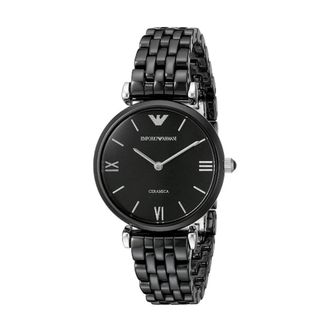 Emporio Armani Ar 1487 Horloge - Dames - Horloges - Zwart - ONE Size - Accessoires