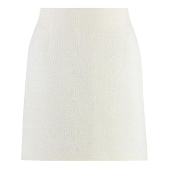 St. John Short Skirts, female, Beige, Size: XS Knitted mini skirt