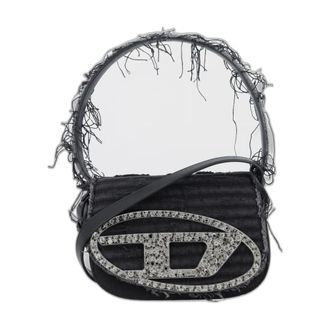 Diesel Borsa a Spalla 1DR - - Bags - Donna - Nero - ONE SIZE