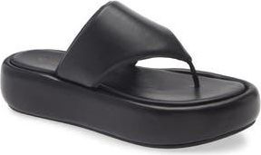 La Canadienne Gillie Platform Flip Flop in Black at Nordstrom Rack, Size 8.5