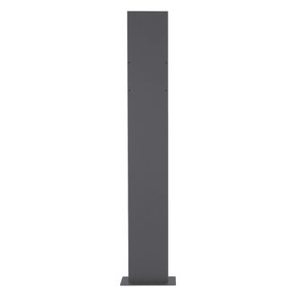 ML Design Ml-design Soporte Para Buzones De Acero Inoxidable Con Recubrimiento De Polvo Color Antracita Altura 170 Cm Distancia Entre Agujeros 23x17 Cm Independ