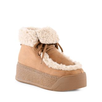 Seychelles Womens Warm And Fuzzy Boots In Beige