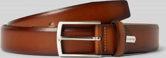 Lloyd Ledergürtel mit Label-Detail und Dornschließe in Cognac, Größe 100