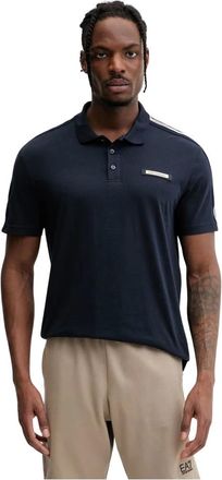 Emporio Armani Emporio Armani Ea7, Heren, Tops, Blauw, Maat: S Katoen