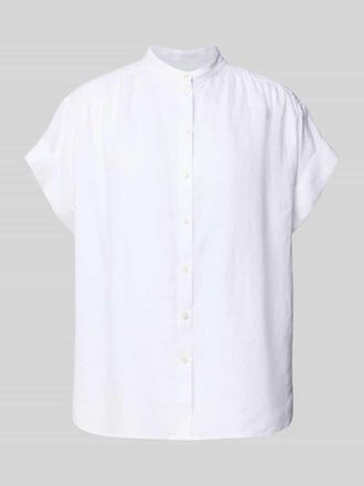 Boss Orange by Hugo Boss BOSS Orange Loose Fit Hemdbluse aus reinem Leinen Modell Boleana in Weiss, Größe 36