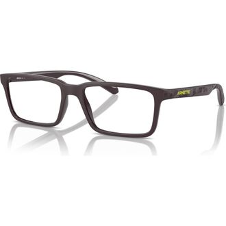 Arnette 55mm Rectangle optical glasses in Red at Nordstrom