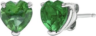 House of Brilliance Haus Of Brilliance Colorful Gemstones 14K 0.90 Ct. Tw. Emerald Stud Earrings