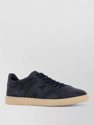 Hogan suede low top sneakers rubber sole