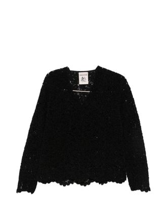 Semicouture Jersey Calanthe con cuello en V Semicouture