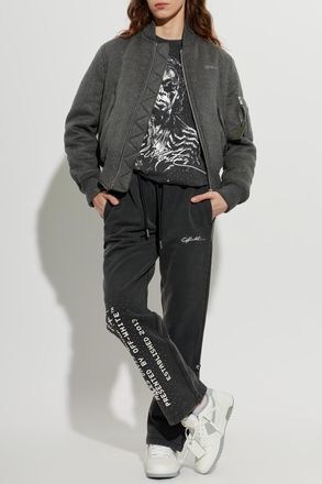 Off-white Cashmere Jacket, Womens, Grey