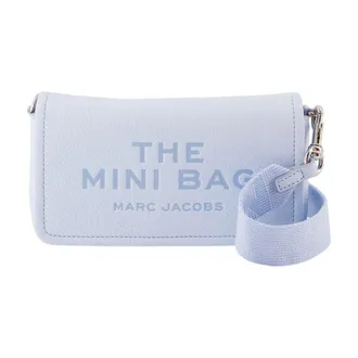 Marc Jacobs Womens Crossbody Bag Blue Cowhide