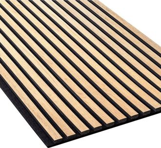 NMC Nmc - Panel Ac&uacute;stico 3d 3054675 Selitstyle Panel De Pared 240 X 56,5 Cm Revestimiento De Pared Palilleria Ac&uacute;stico Dise&ntilde;o Escandinavo Roble Claro