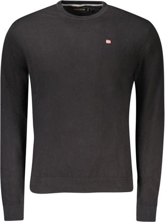 Napapijri Zwarte Katoenen Heren Trui