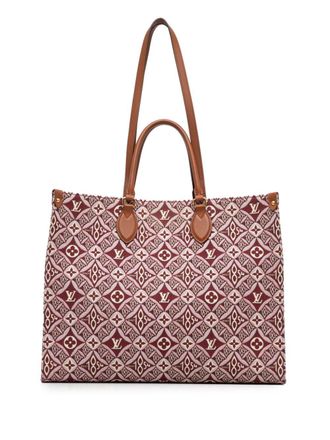 Louis Vuitton 2020 Monogram Since 1854 Onthego GM Satchel-Tasche - Rot