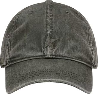 Golden Goose Pet - Heren - Petten - Groen - ONE Size - Katoen - Accessoires