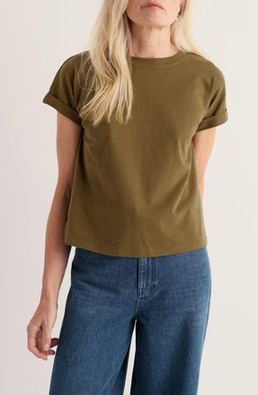 Seasalt Cornwall Porthzennor T-Shirt in Fern Moss at Nordstrom, Size 10