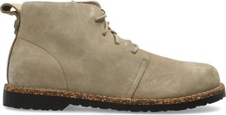 Birkenstock Uppsala Mid Su&egrave;de Leren Laarzen - Heren - Veterlaarzen - Beige - 43 EU - Su&egrave;de - Schoenen