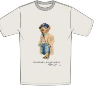 Polo Ralph Lauren Tops, Heren, Wit, M, Katoen, T-shirt