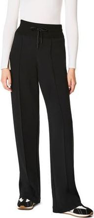 Spanx AirEssentials Luxe Straight Leg Pants in Very Black at Nordstrom Rack, Size X-Small