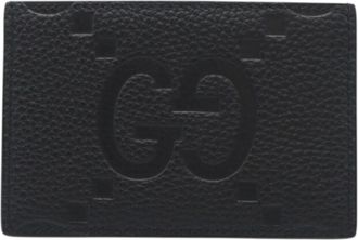 Gucci Black Leather Card Wallet (Pre-Owned)