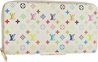 Louis Vuitton Pre-owned Wallets, female, Multicolor, Size: ONE SIZE Pre-owned Canvas Wallet