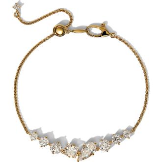 Nadri Lucia Cubic Zirconia Line Bracelet in Gold at Nordstrom