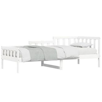 Berkfield Home Beautiful Day Bed White 90x200 cm Solid Wood Pine