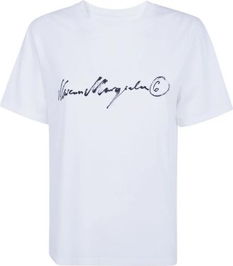 Maison Margiela T-Shirts - Dames - T-shirts - Wit - M - Tops