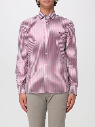 Brooksfield Camicia a righe in cotone con colletto francese