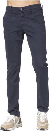 Jacob Cohen Navy Blue Velvet Touch Jeans - Heren - Regular Fit Jeans - Blauw - W34 - Jeans