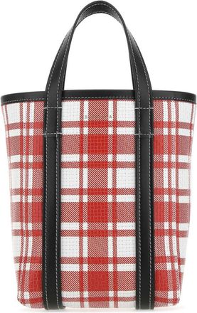 Balenciaga Red Barbes North-South small crossbody bag