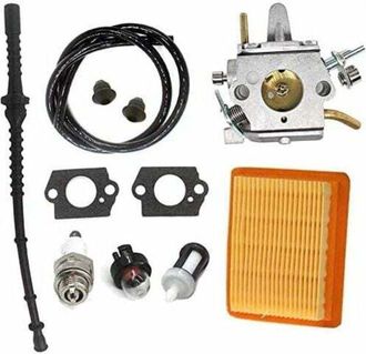 OEM Carburador Con Filtro De Aire Y L&iacute;nea De Combustible Para Stihl Fs400, Fs450, Fs480, Sp400 Y Sp450. Reemplaza Zama C1q-s34h, 4128 120 0651 Y 4134 141 