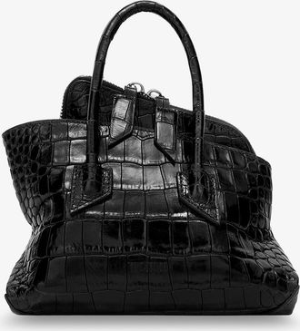 The Attico Borsa a mano La Passeggiata Mini in pelle effetto cocco - THE ATTICO - gender_Woman